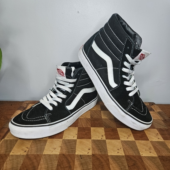 Vans Hightower Black and white suede Size 6.5 men's 8 women's - Picture 3 of 14